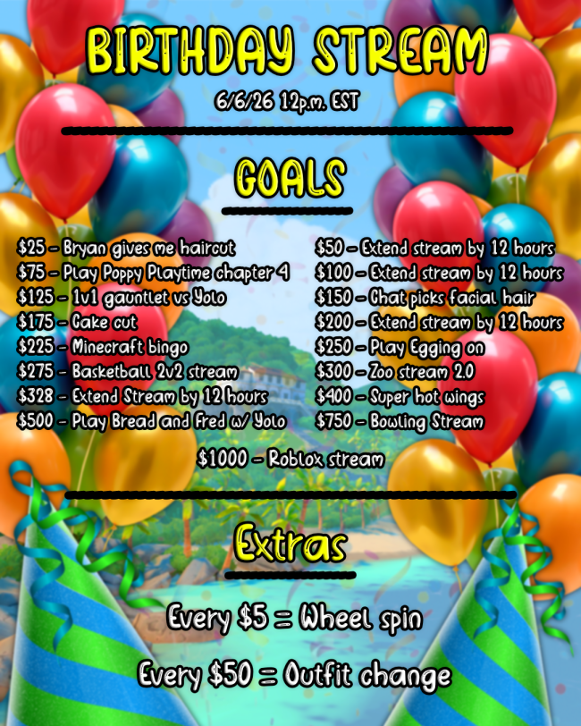 Birthday Stream 2026